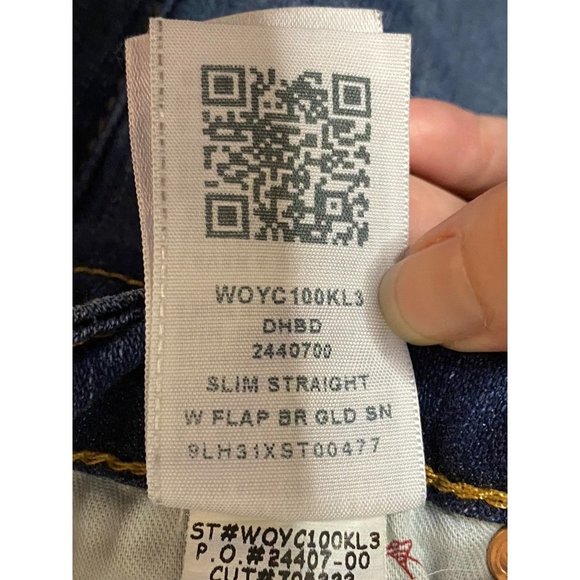 True‎ Religion Slim Straight with Flap Pockets Jeans in Island Song SZ 28 - Picture 14 of 14